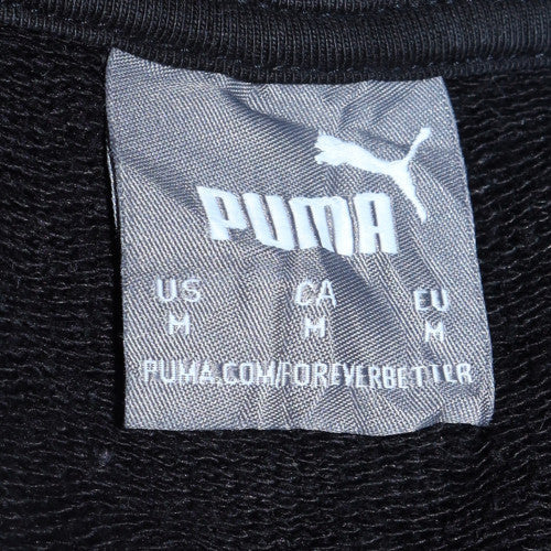 Mens UK Size M PUMA Black Pullover Hoodie