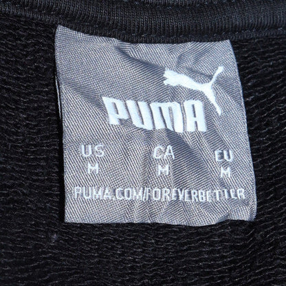 Mens UK Size M PUMA Black Pullover Hoodie