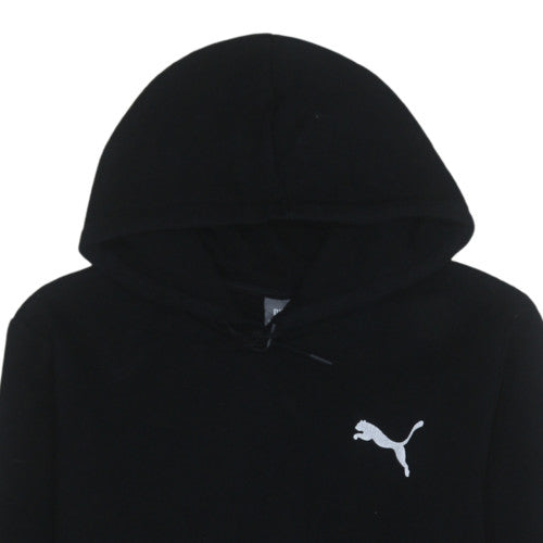 Mens UK Size M PUMA Black Pullover Hoodie