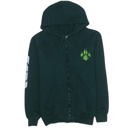 Unisex Adults UK Size XS Scout Shops Green Full Zip Hoodie