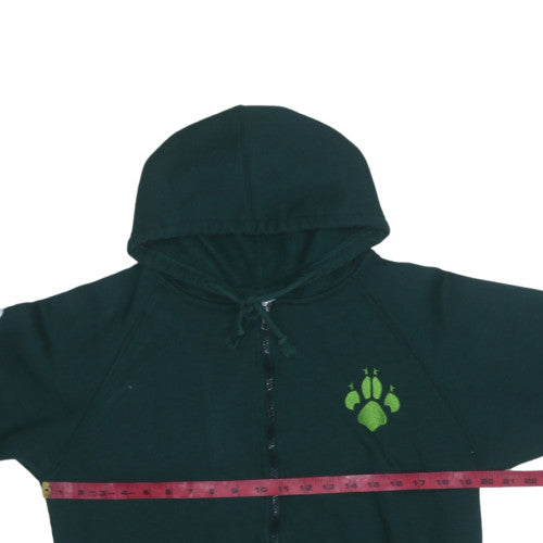 Unisex Adults UK Size XS Scout Shops Green Full Zip Hoodie