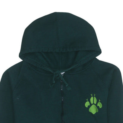 Unisex Adults UK Size XS Scout Shops Green Full Zip Hoodie