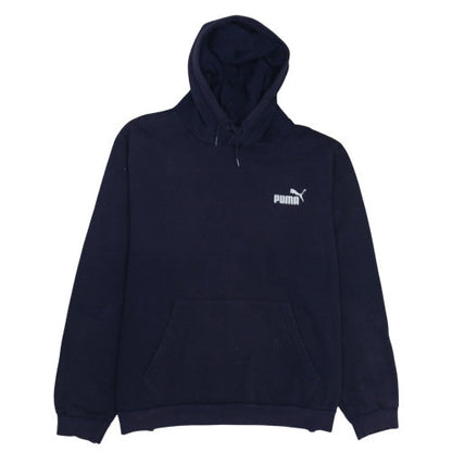 Mens UK Size 2XL PUMA Blue Pullover Hoodie