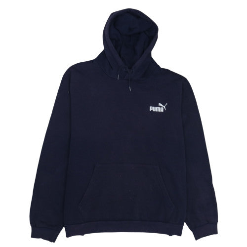 Mens UK Size 2XL PUMA Blue Pullover Hoodie