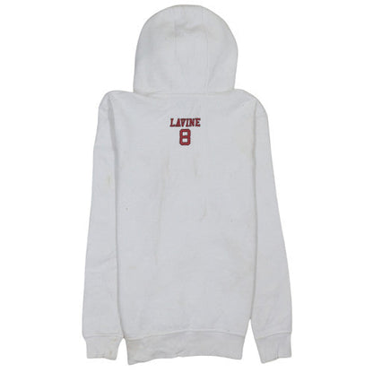 Womens UK Size XS NBA White Pullover Hoodie