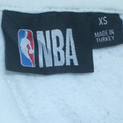 Womens UK Size XS NBA White Pullover Hoodie