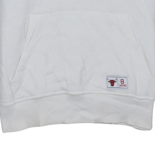 Womens UK Size XS NBA White Pullover Hoodie