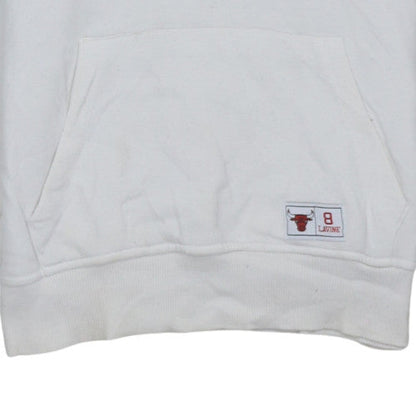 Womens UK Size XS NBA White Pullover Hoodie
