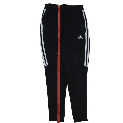 Mens UK Size S adidas Slim Fit Track Pants Black Trousers