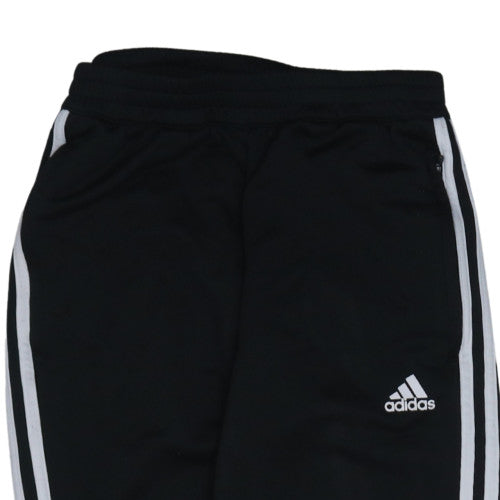 Mens UK Size S adidas Slim Fit Track Pants Black Trousers