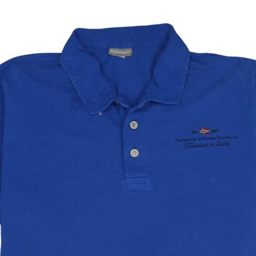 Mens UK Size M Napapijri Cotton Polo Shirt