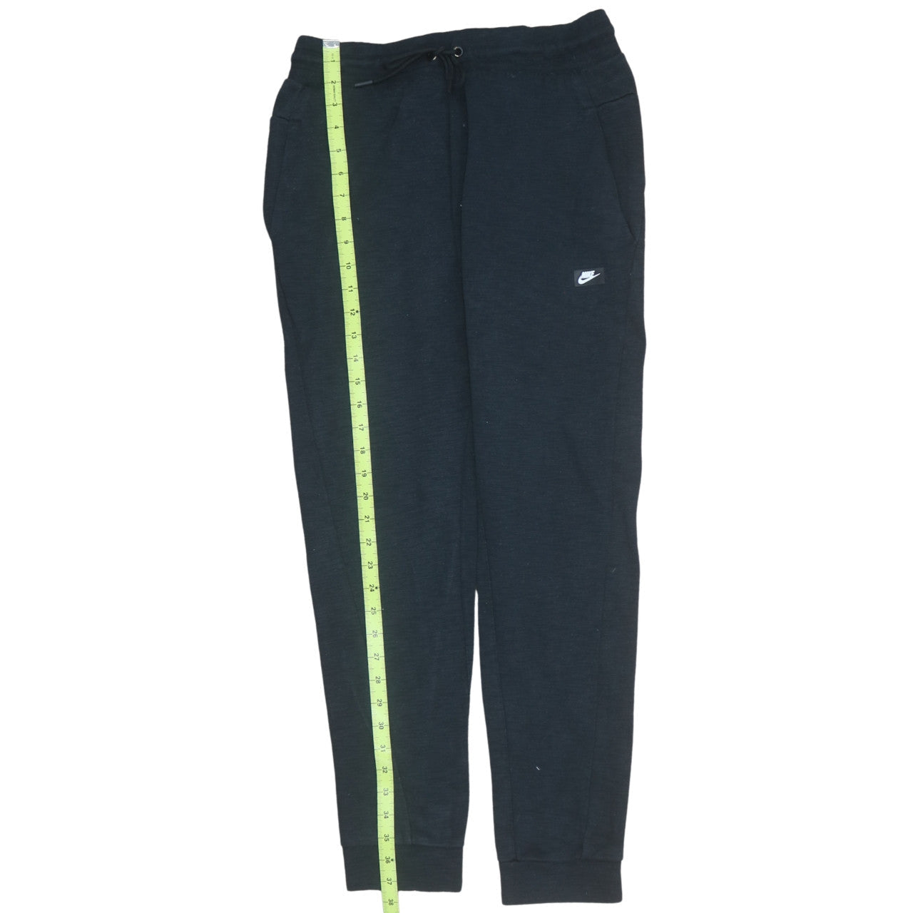 Womens UK Size L Nike Regular Fit Jogger Black Trousers