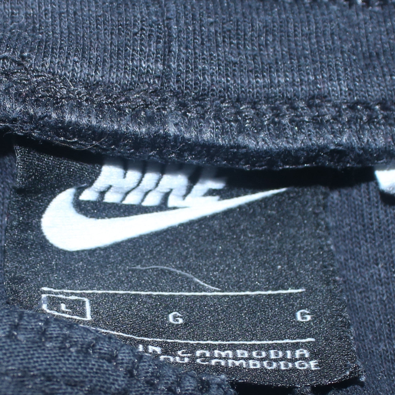 Womens UK Size L Nike Regular Fit Jogger Black Trousers