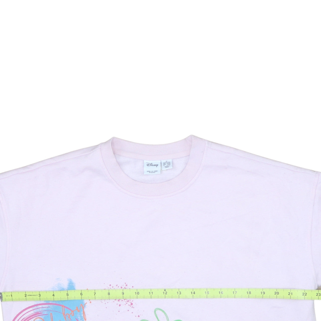 Womens UK Size M Disney Pink Pullover Sweatshirt