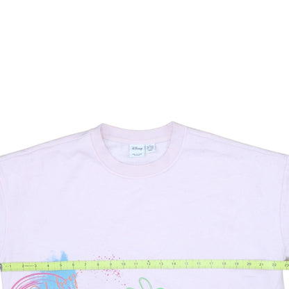 Womens UK Size M Disney Pink Pullover Sweatshirt
