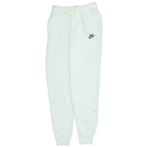 Womens UK Size XS Nike Regular Fit Jogger White Trousers