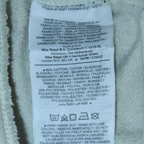 Womens UK Size XS Nike Regular Fit Jogger White Trousers