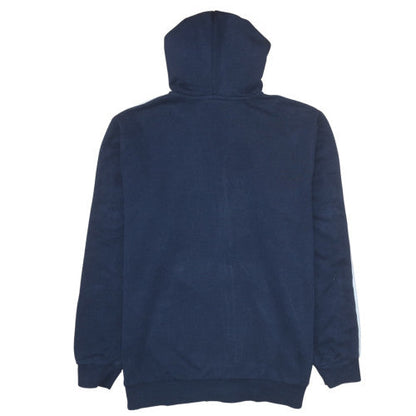 Mens UK Size XL adidas Blue Full Zip Hoodie