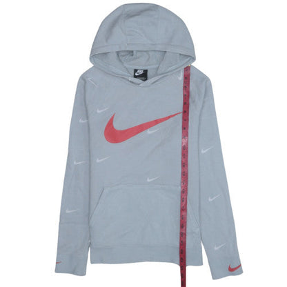 Girls UK Size XL Nike Grey Pullover Hoodie