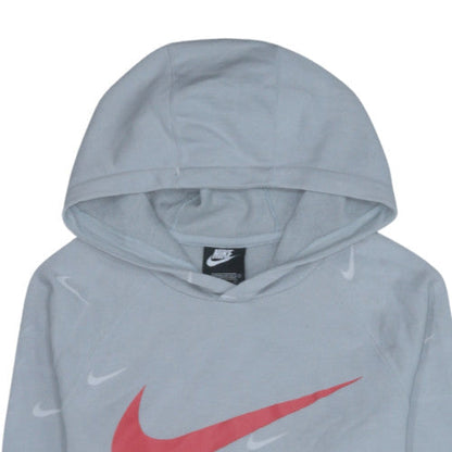Girls UK Size XL Nike Grey Pullover Hoodie