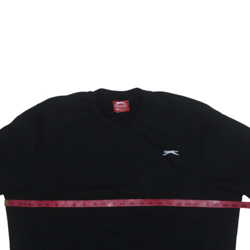 Mens UK Size XL Slazenger Black Pullover Sweatshirt