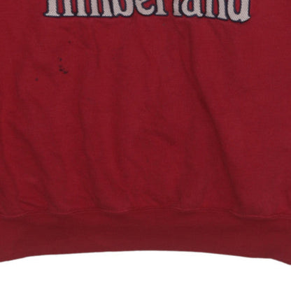 Mens UK Size L Timberland Red Pullover Sweatshirt