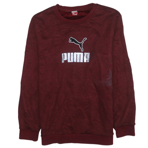 Mens UK Size 2XL PUMA Red Pullover Sweatshirt
