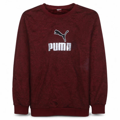 Mens UK Size 2XL PUMA Red Pullover Sweatshirt