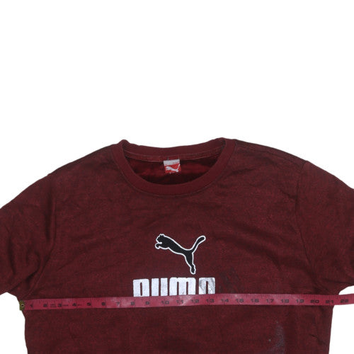 Mens UK Size 2XL PUMA Red Pullover Sweatshirt