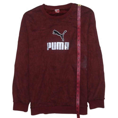 Mens UK Size 2XL PUMA Red Pullover Sweatshirt