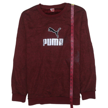 Mens UK Size 2XL PUMA Red Pullover Sweatshirt