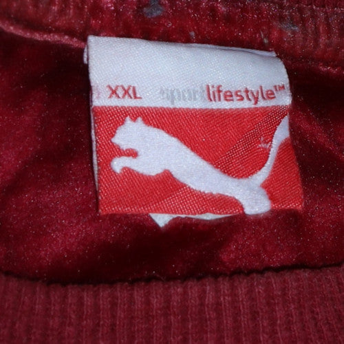 Mens UK Size 2XL PUMA Red Pullover Sweatshirt