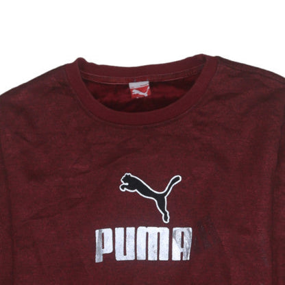 Mens UK Size 2XL PUMA Red Pullover Sweatshirt