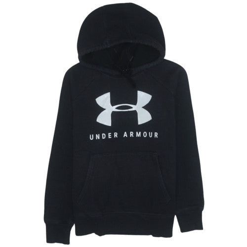 Womens UK Size XS Under armour Black Pullover Hoodie