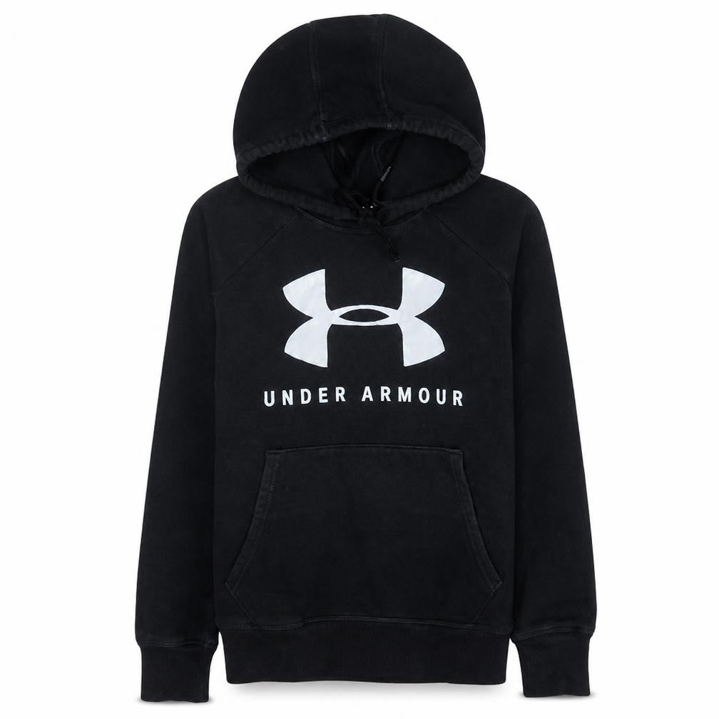 Womens UK Size XS Under armour Black Pullover Hoodie