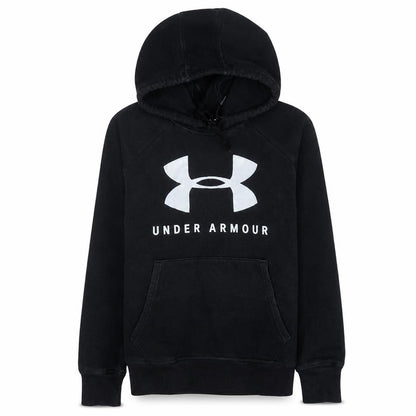 Womens UK Size XS Under armour Black Pullover Hoodie