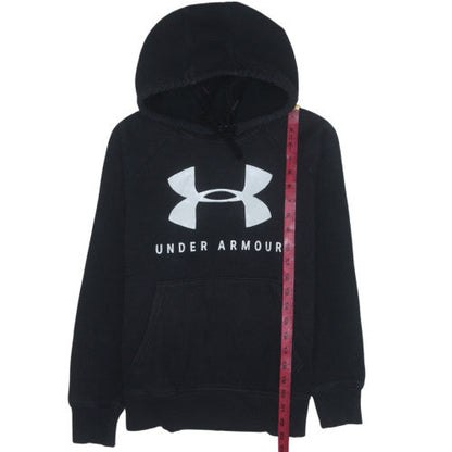 Womens UK Size XS Under armour Black Pullover Hoodie