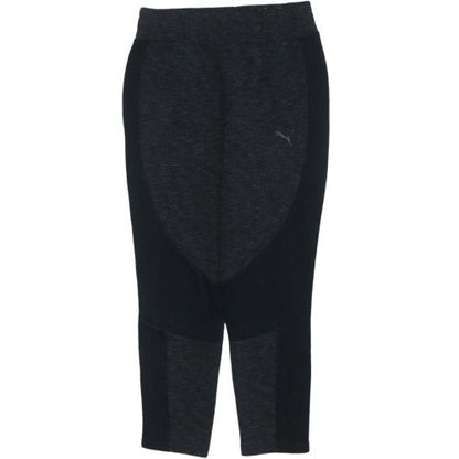 Womens UK Size 8 PUMA Slim Fit Capri Black Leggings