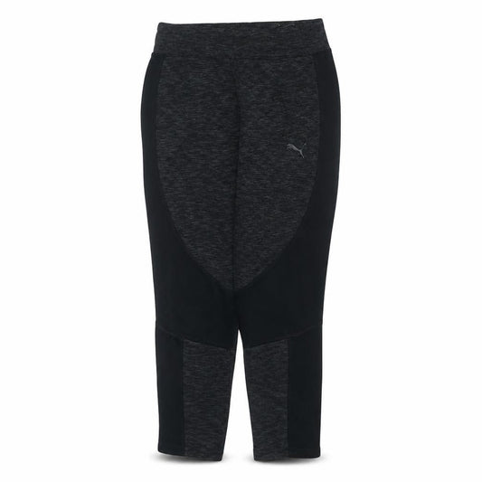 Womens UK Size 8 PUMA Slim Fit Capri Black Leggings