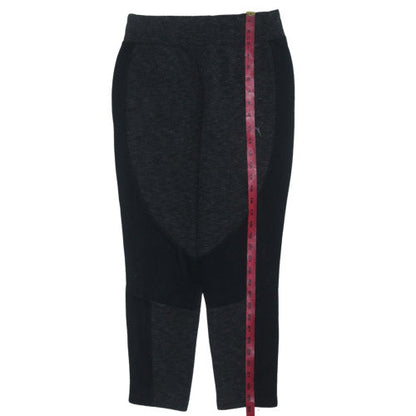 Womens UK Size 8 PUMA Slim Fit Capri Black Leggings