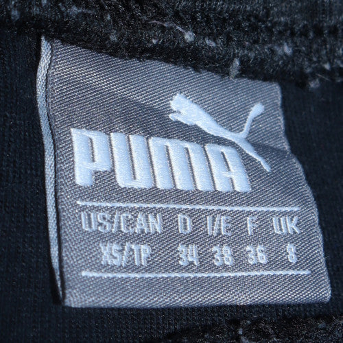 Womens UK Size 8 PUMA Slim Fit Capri Black Leggings