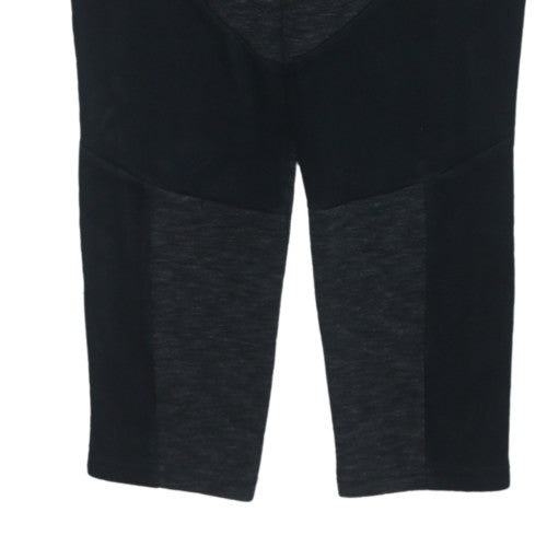 Womens UK Size 8 PUMA Slim Fit Capri Black Leggings