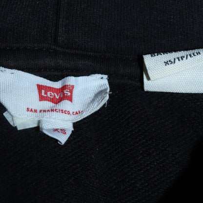 Mens UK Size XS Levi's Black Pullover Hoodie