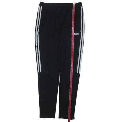 Mens UK Size M adidas Slim Fit Track Pants Black Trousers