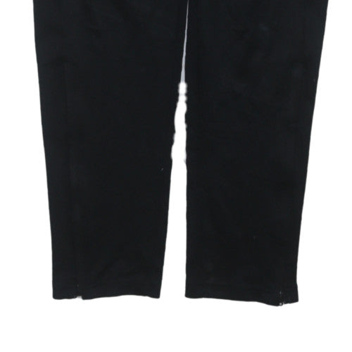 Mens UK Size M adidas Slim Fit Track Pants Black Trousers