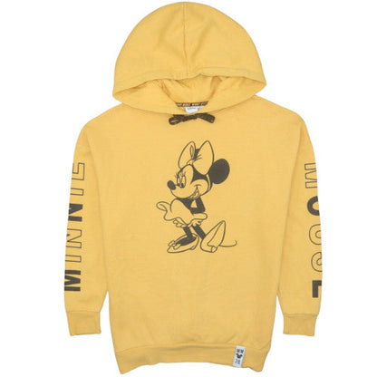 Womens UK Size XS Disney Yellow Pullover Hoodie