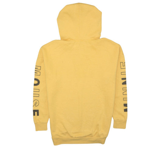 Womens UK Size XS Disney Yellow Pullover Hoodie