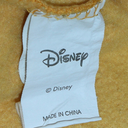 Womens UK Size XS Disney Yellow Pullover Hoodie