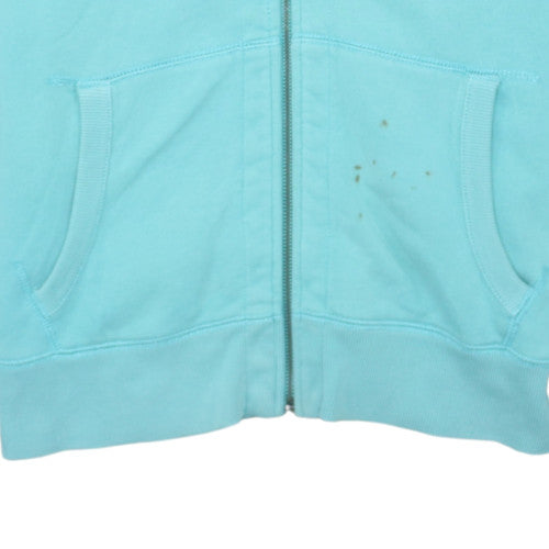 Womens UK Size M Ralph Lauren Blue Full Zip Hoodie