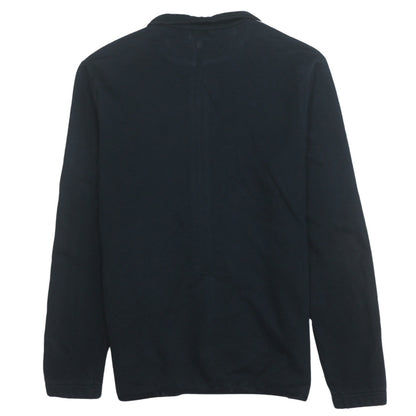 Adidas Boys Black 13-14 Years Track Jacket Full Zip Activewear